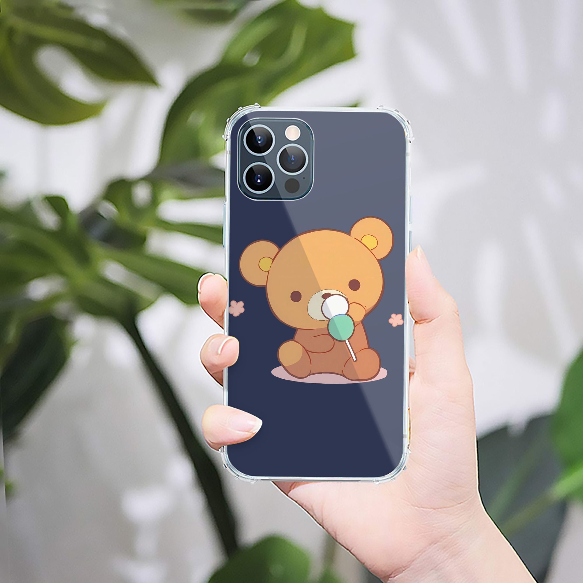 （画像用） リラックマ リラックマ キイロイトリ Rilakkuma Korilakkuma Kiiroitori 【iPhone 12シリーズ対応】透明スマホケース（クリアソフトケース）
